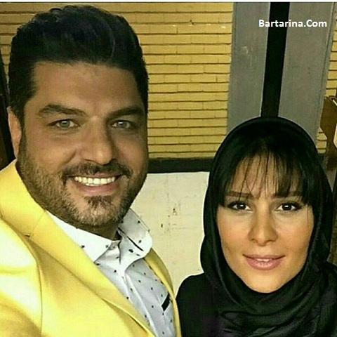 عکس سام درخشانی بازیگر سریال هشت و نیم دقیقه و همسرش عسل