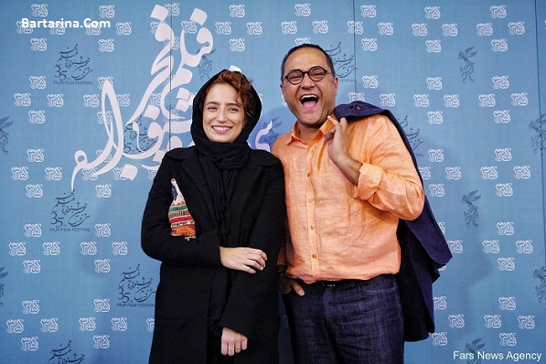 عکس رامبد جوان و همسرش نگار جواهریان در نشست جشنواره فجر 95