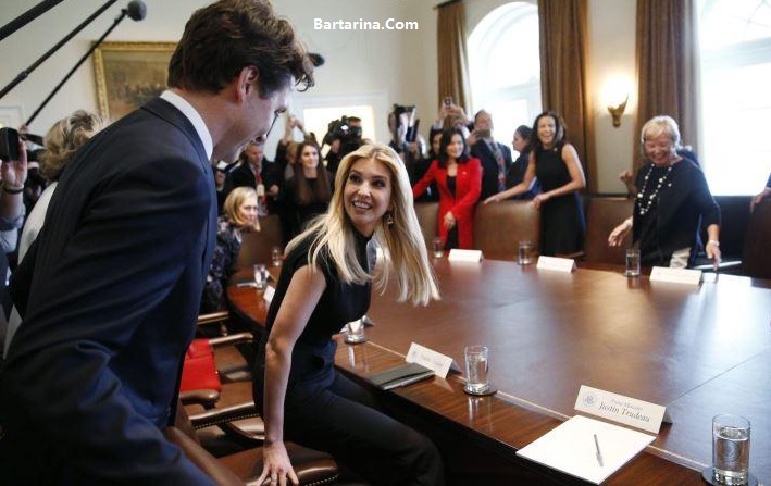 عکس دلبری ایوانکا ترامپ برای نخست وزیر جوان کانادا