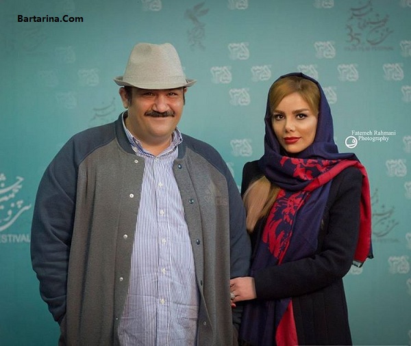 عکس مهران غفوریان و همسرش در جشنواره فیلم فجر 95