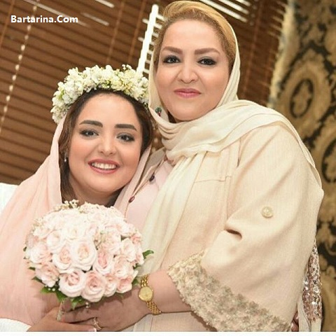 فیلم عروسی نرگس محمدی و علی اوجی + عکس مراسم عقد نرگس محمدی