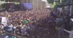 فیلم سخنان روحانی درباره دلواپسان در خرم آباد 24 اردیبهشت 96