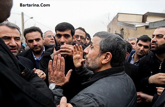 فیلم احمدی نژاد در مراسم تشییع شهدای ترور توسط داعش در تهران