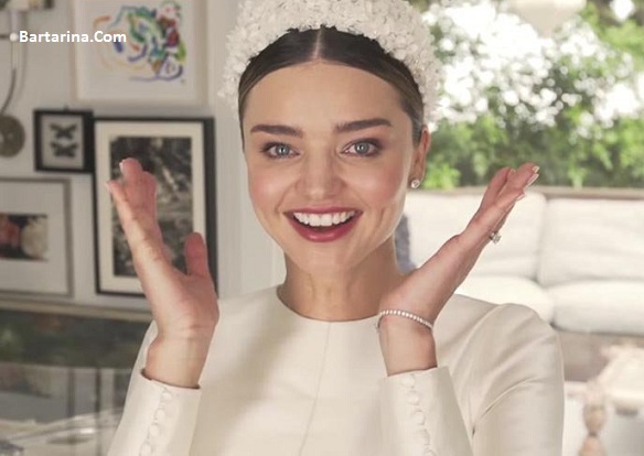 فیلم عروسی دوم میراندا کر مدل با ایوان اشپیگل + عکس لباس