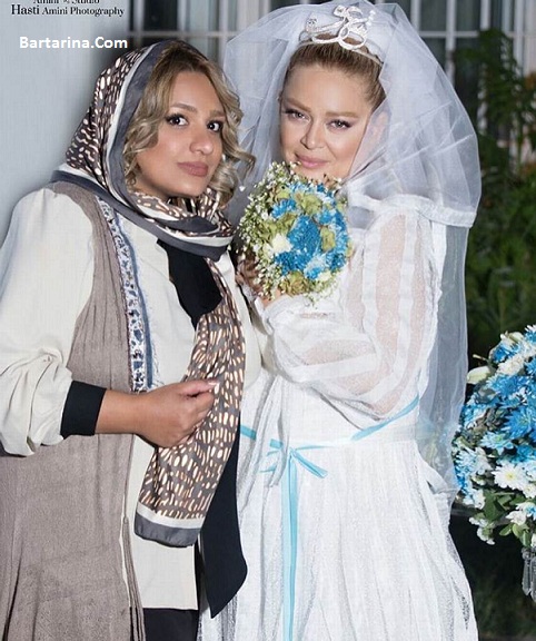 عکس آزاده نامداری در مراسم عروسی بهاره رهنما با چادر