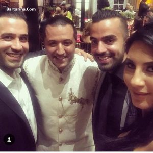 فیلم عروسی حامد نیک پی و همسرش افسانه + عکس ازدواج نیک پی